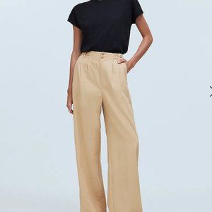 NWT The Harlow Wide-Leg Pant Seed Khaki